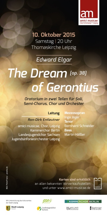 "The Dream of Gerontius" am 10.10.2015 in der Thomaskirche Leipzig