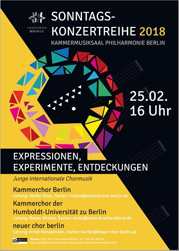 Konzert am 25.02.2018 im Kammermusiksaal der Philharmonie Berlin
