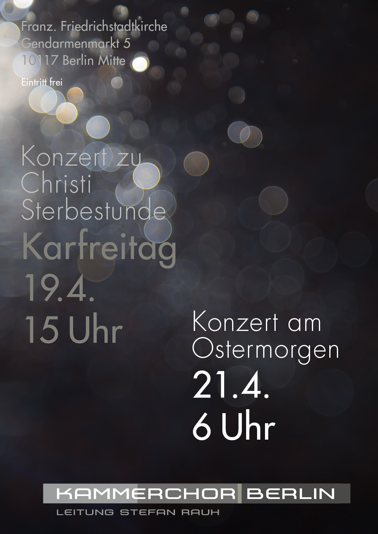 Konzert zu Christi Sterbestunde und Ostermorgen